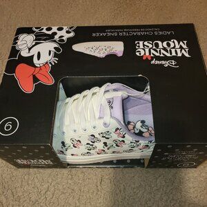 Ladies Minnie Mouse Sneakers Size 9 New Unused